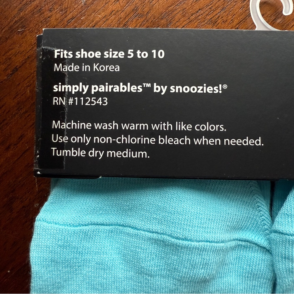 Snoozies Blue Bird Crew Socks - Picture 4 of 5